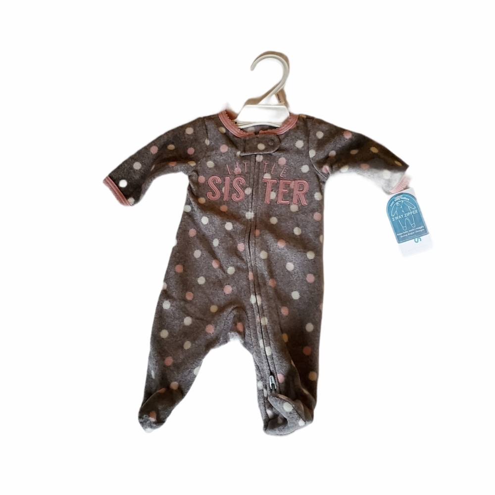 Carter's 1-Piece "Little Sister" Fle…